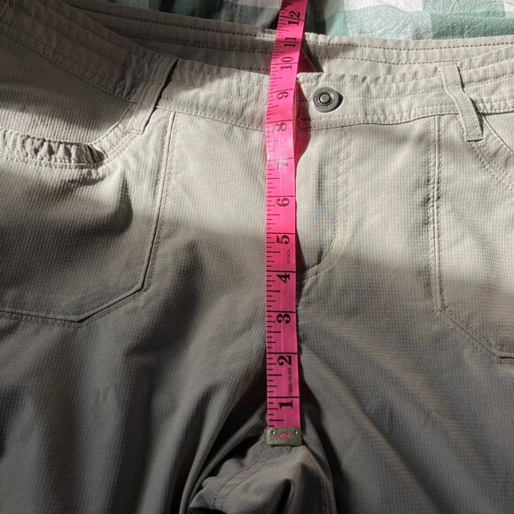 Kuhl Horizon Convertible Hiking Pants Womens 12 Tan Outdoor Gorpcore Trail - Picture 13 of 15